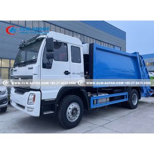 SINOTRUK HOMAN Garbage Compactor Truck With 18m3 Rear Loader