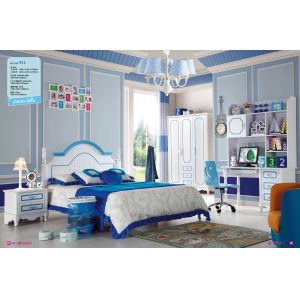China kids painted gloss bed room set furniture,#911 on sale