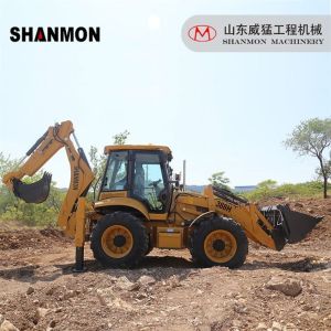388H 4TX Super Backhoe Loader Higher Operating Efficiency ISO9000