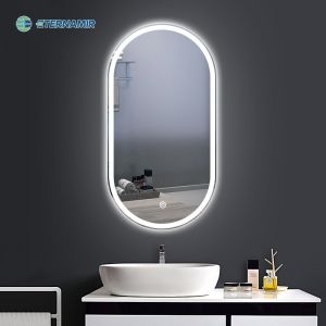 5mm Environmental Silver Mirror Round Shape LED Vanity Mirror for Smart Round