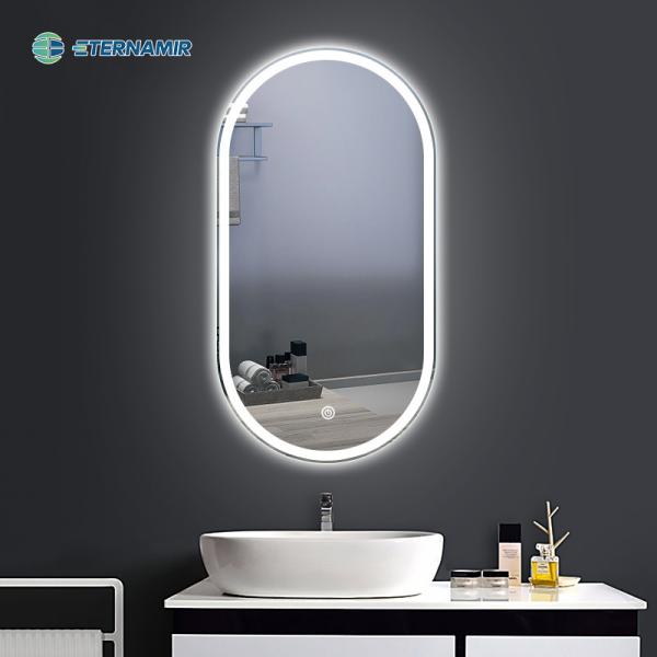 5mm Environmental Silver Mirror Round Shape LED Vanity Mirror for Smart Round