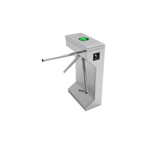 Wire Drawing IP44 DC24V Waist High Turnstile Semi Automatic 60W