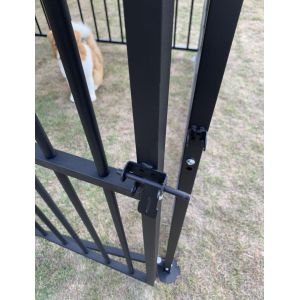 Metal kennel outdoor large dog cage easy to clean and rustproof with lockable