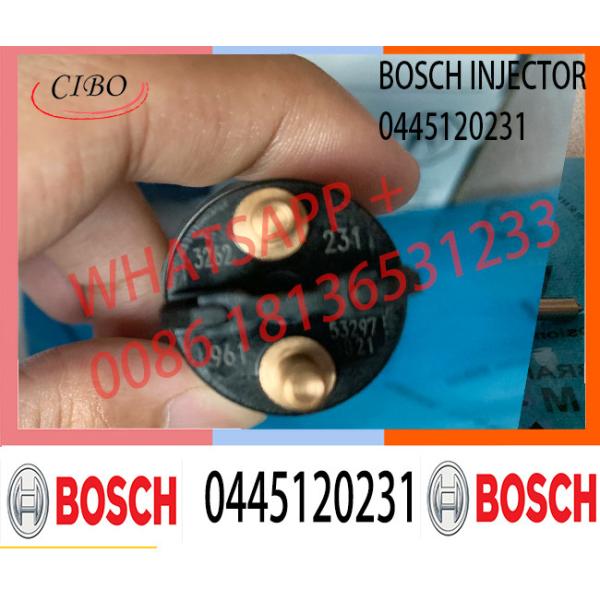 Diesel Injector 0445120231 with No. 6754-11-3100, 6754-11-3010 4945969 5263262 397637 for S6D107 PC200-8