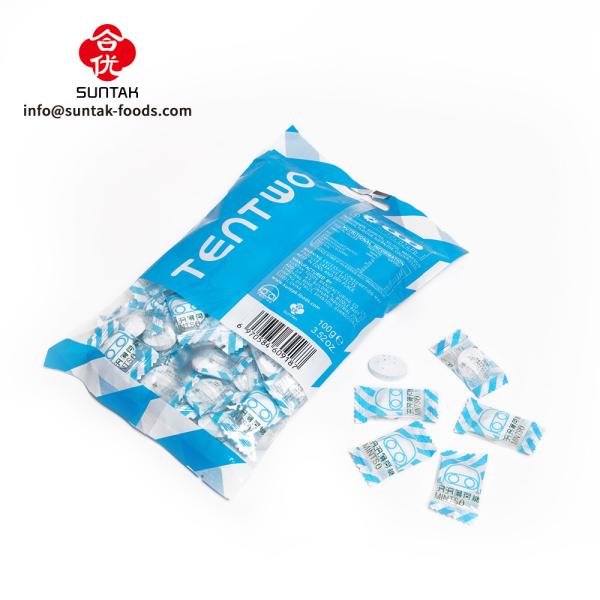 Private Label Sugar free Mint Flavoured Candy In Bag Pack
