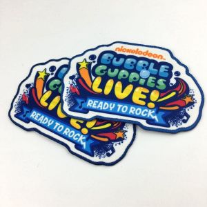 Wholesale Customized Dye Sublimation Patch - Merrow Edge With Logo MOQ 100pcs from china suppliers