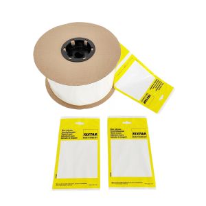 8X10" 2 Mil White Back Pre Opened Poly Bags On A Roll Perforated For Easy