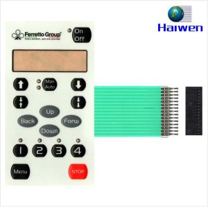Custom Screen Printing FPC Membrane Switch Keypad With Polyester Dome