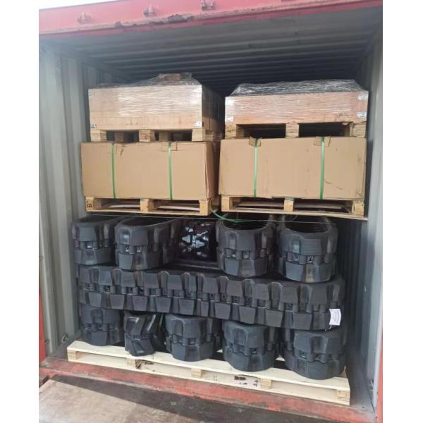 ZZS450x86x56 Zigzag Pattern Skid Steer Loader Size Adjustable Rubber Track
