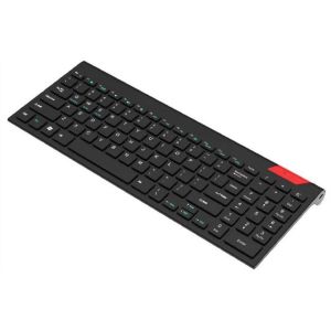 2.4G Wireless Keyboard With Touch Pad With Easy Media Control Solid Stainless