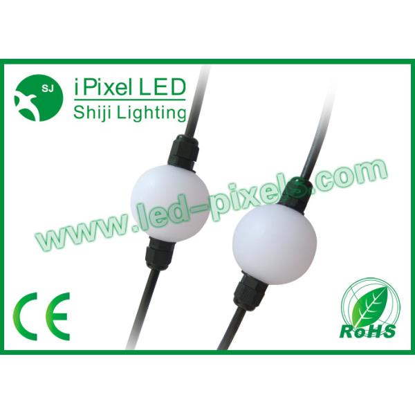 50mm DC24V 4pcs SMD5050 DMX LED Light Wateproof IP67 rgb LED pixel Ball