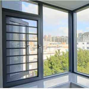 Customizable Aluminum Swing Window with Multi-Point Locking and High Security 10