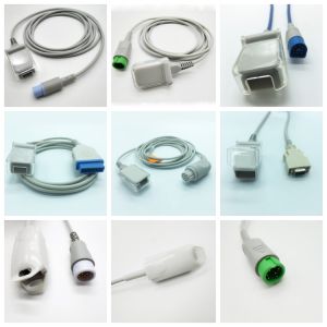 Conmen Spo2 Adapter Cable 12 Pin Medical Materials Class II Instrument
