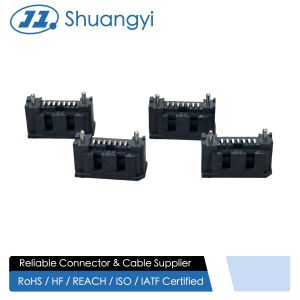 2.0mm Pitch PCB Male Signal Power Connector with Positioning Pegs Through Hole