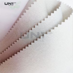 Natural Polyester Necktie Woven Interlining Fusible Adhesive Interlining