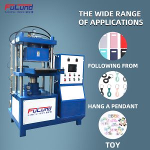 FuLund Automatic silicone mobile phone cases back cover flat vulcanizing machine