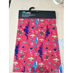 240t Microfiber Sublimation Printed Fabric 120gsm Peached Twill