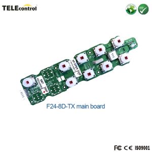 China Tele Crane remote controller F24-8S emitter main PCB board with 8 double speed buttons on sale China Tele Crane remote controller F24-8S emitter main PCB board with 8 double speed buttons on sale
