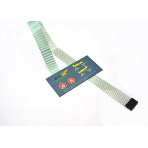 Dustproof Embossed Metal Dome Tactile Membrane Keyboard For Medical Instruments