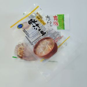 Waterproof 3 Side Seal Bags Custom Printed Food Packaging Pouch For Peanut Grain