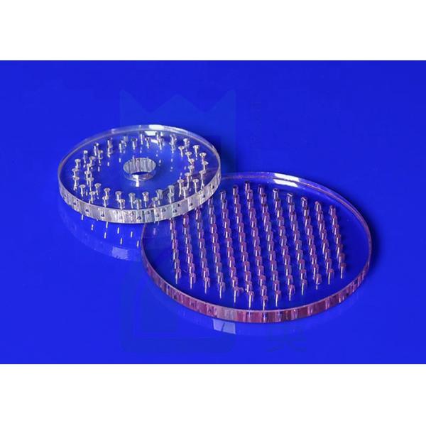 Quality High Temperature Quartz Glass Plate Clear With Hole for sale