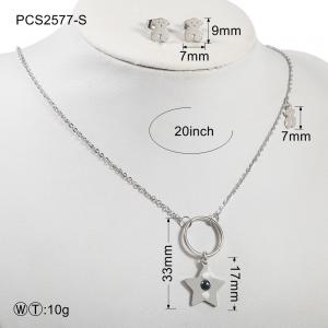 China Personalized Silver Plated Stainless Steel Jewelry Set Classic Loop Present on sale