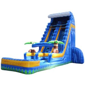 Wholesale Customized Color Inflatable Pool Slide Water Slide 25 Feet for Outdoor Activities from china suppliers