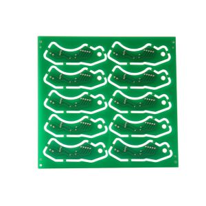 White Silkscreen 2oz Copper CEM-1 Single Sided PCB