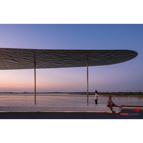 Artistic Leisure Pavilion Design and Construction for Modern Style Welding Technique