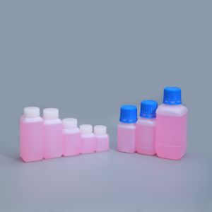 60ml Square Plastic Laboratory Polylab Reagent Bottle For Scientific Experiment