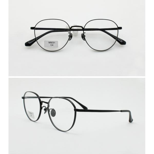 Pure Titanium Vintage Round full rim Optical Glasses Frames with Clear Lens Daily Reading Business School Eyeglasses