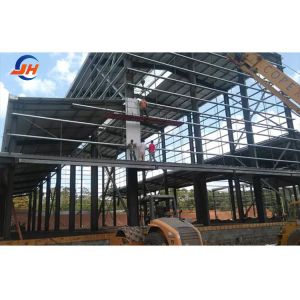 Q235/Q345B Grade Steel Frame Construction Prefabricated Warehouse with AiSi