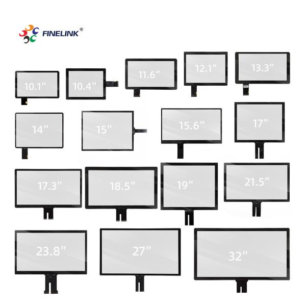 Quality Multi-Touch Custom Size IP65 Waterproof PCAP Touch Panel With 10-Point Touch USB/RS232/IIC Interface for sale