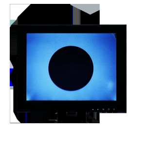 20X Fiber Optic Inspection Microscope , Optical Fiber Microscope With Video