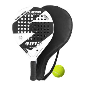 Custom Tennis Carbon Fiber Padel Racket PVC Material Exercise Recovery