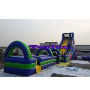 Wholesale Gaint Inflatable Water Slide Outdoor Amusement Park / Beach Sliding Games from china suppliers