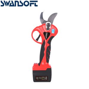 SWANSOFT Electric Pruning Shears Finger Protection Progressive Cutting Pruning