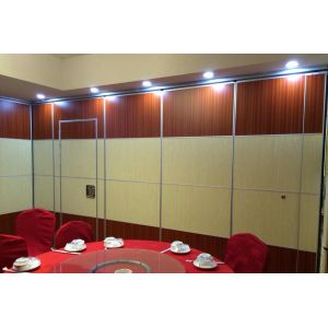 Office Folding Partition Walls MDF With Melamine Material Durable