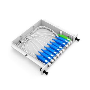 FTTH LGX Cassette Fiber Optic Module Type 1x8 1x16 PLC Splitter Box SC UPC APC