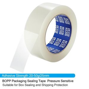 Wholesale Adhesive Strength 20-50g25mm BOPP Packaging Sealing Tape Pressure Sensitive Suitable for Box Sealing and Shipping Protection from china suppliers