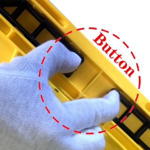 Foldable Industrial Plastic Storage Crates Boxes With Customized Color