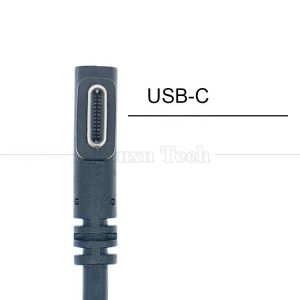 High Quality 90 Degree Right Angle USB to Type C Data Charger Cable for Phone