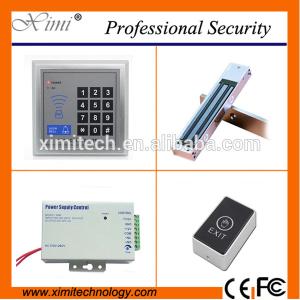 China Cheap door access control including magnetic lock, touch exit switch,power supply110-240V good quality access control kit on sale