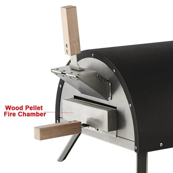 Multi Fuel Portable Countertop Grill with Single Oven and Temprature Control Function