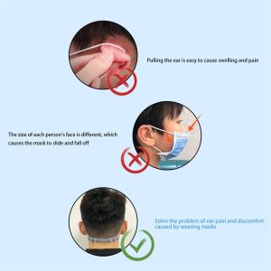 Mask Strap Extender Adjustment Buckle Anti-slip Mask Ear Grips Extension Hook