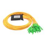 1X32 PLC Splitter , Planar Lightwave Circuit Splitter With SC APC Fiber