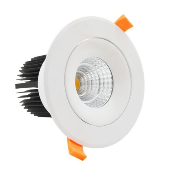 Quality warm white 3000K 4000K 8inch 40 watt led downlight cob adjustable with 24deg 60deg for sale