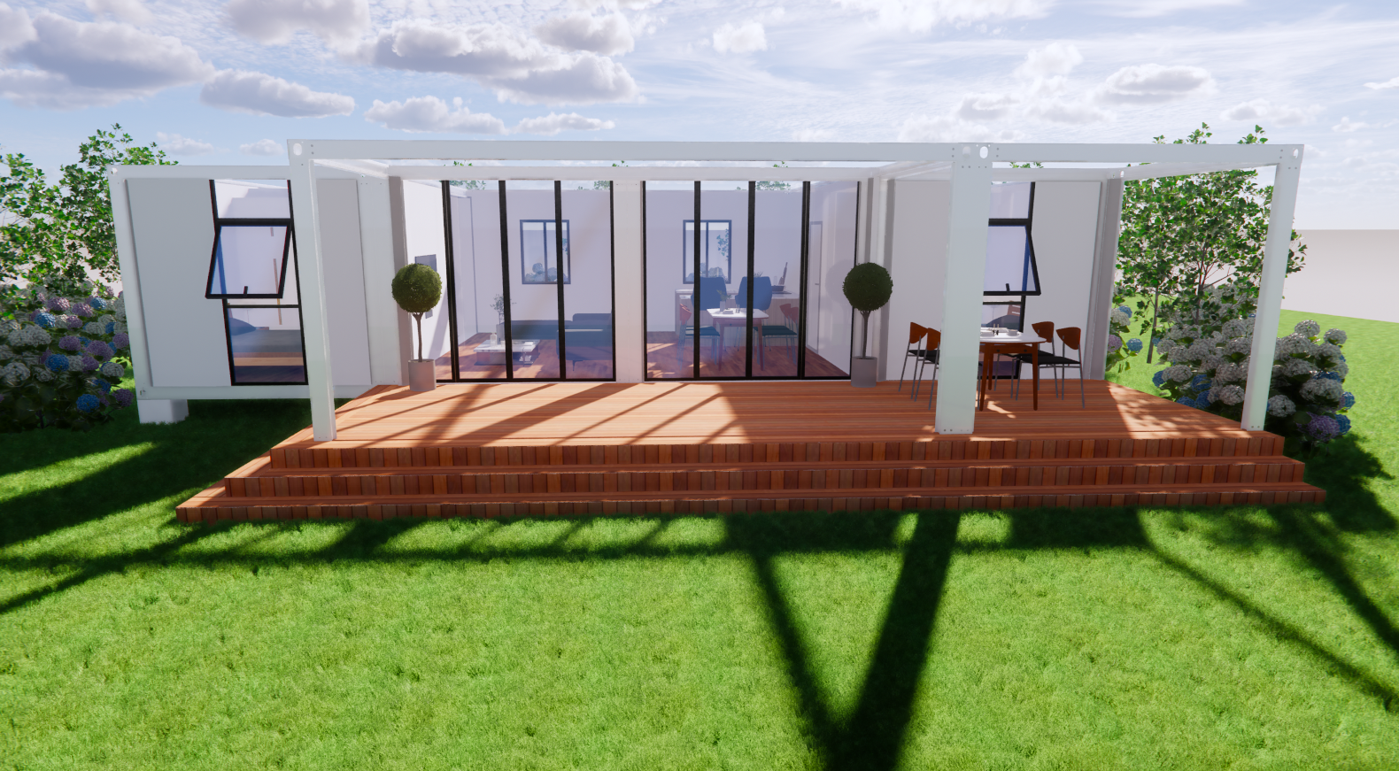 Boxspace Flexible Designs 2 Bedrooms Modular Home Prefabricated Container House