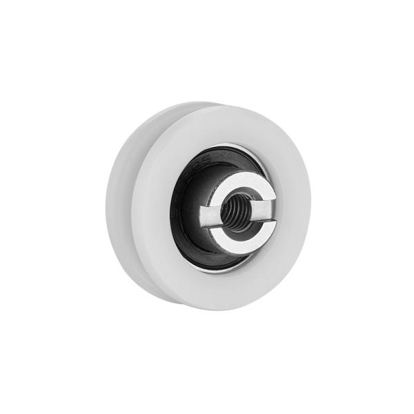 Nylon/PVC U Groove Pulley Wheel Guide Rollers 20kg Capacity