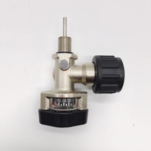 Work Air Pressure 30Mpa SCBA Cylinder Valve With Double Side Pressure Meter